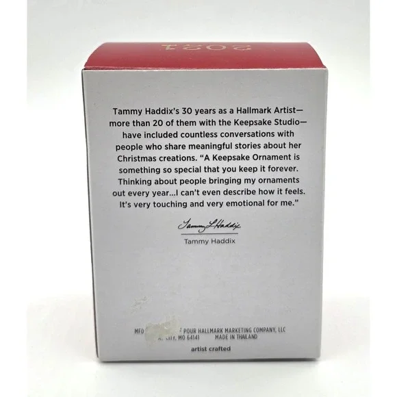 2021‎ Hallmark Godchild Angel Moon Star Hanging Keepsake Ornament New - Picture 5 of 6